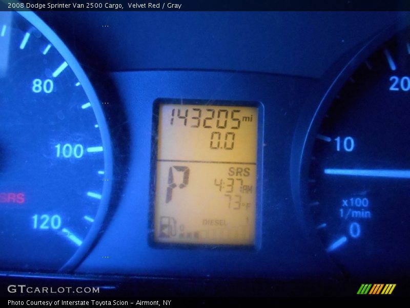 Velvet Red / Gray 2008 Dodge Sprinter Van 2500 Cargo