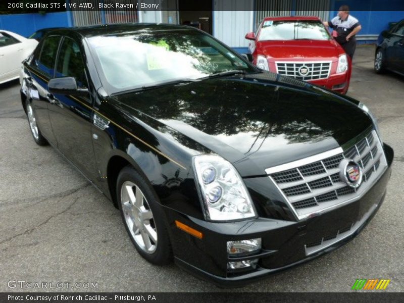 Black Raven / Ebony 2008 Cadillac STS 4 V6 AWD