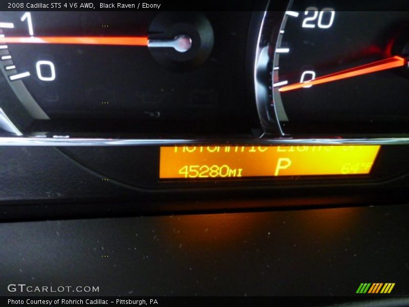 Black Raven / Ebony 2008 Cadillac STS 4 V6 AWD