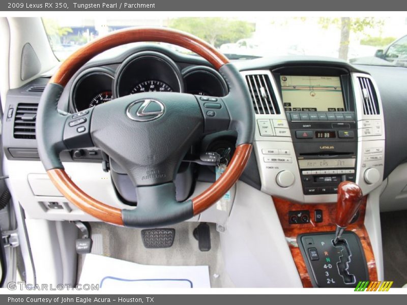 Tungsten Pearl / Parchment 2009 Lexus RX 350