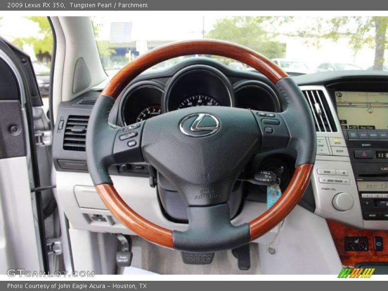 Tungsten Pearl / Parchment 2009 Lexus RX 350