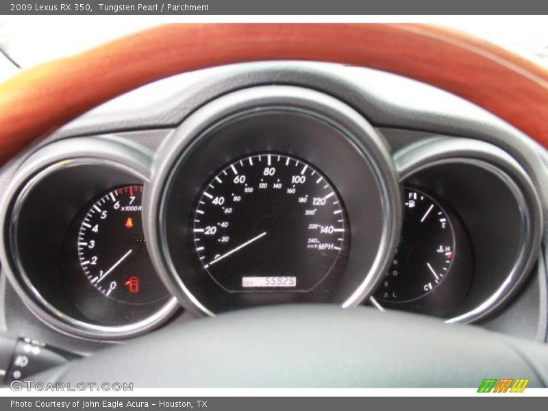 Tungsten Pearl / Parchment 2009 Lexus RX 350