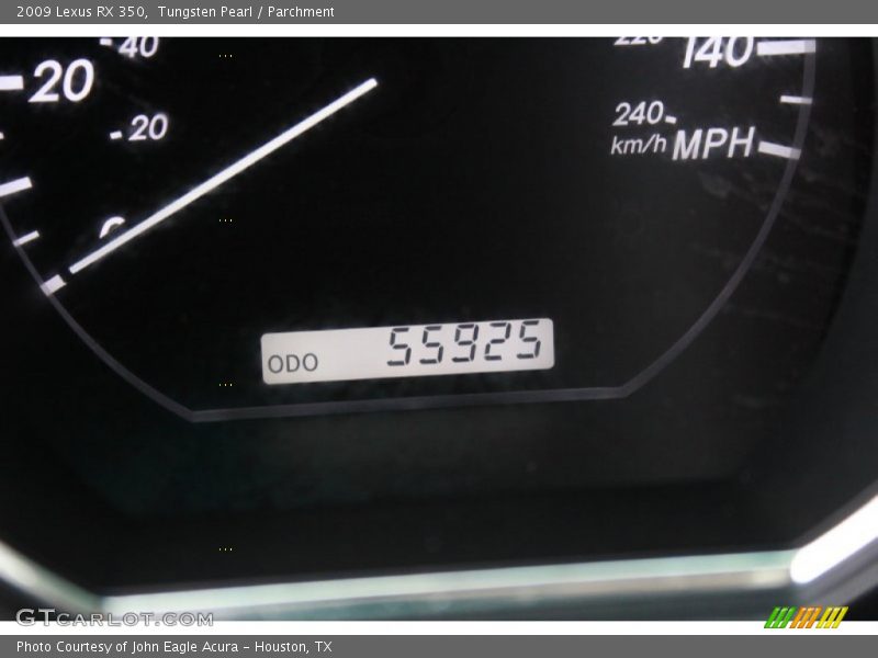 Tungsten Pearl / Parchment 2009 Lexus RX 350