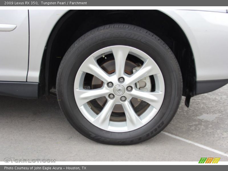 Tungsten Pearl / Parchment 2009 Lexus RX 350