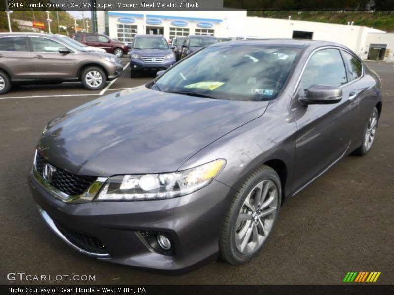 Front 3/4 View of 2014 Accord EX-L V6 Coupe