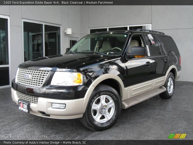 Black Clearcoat / Medium Parchment 2005 Ford Expedition Eddie Bauer 4x4
