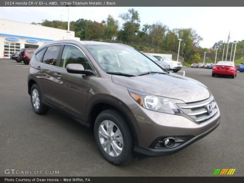 Urban Titanium Metallic / Black 2014 Honda CR-V EX-L AWD