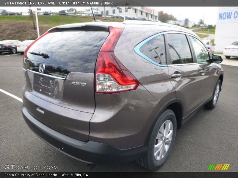 Urban Titanium Metallic / Black 2014 Honda CR-V EX-L AWD