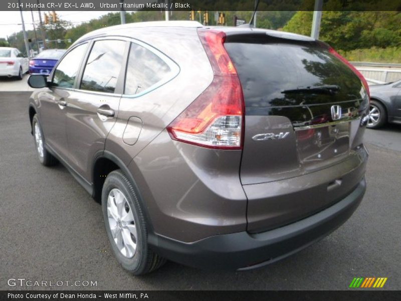 Urban Titanium Metallic / Black 2014 Honda CR-V EX-L AWD