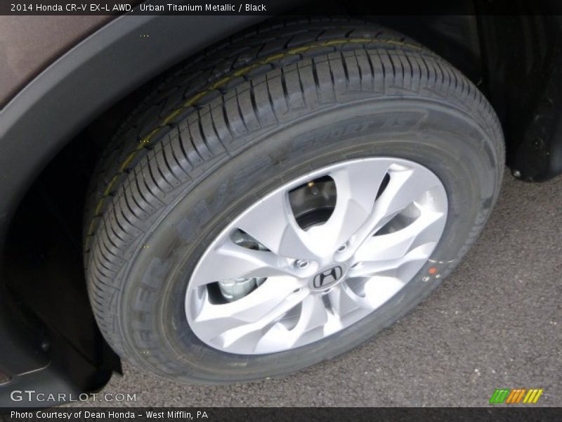 Urban Titanium Metallic / Black 2014 Honda CR-V EX-L AWD