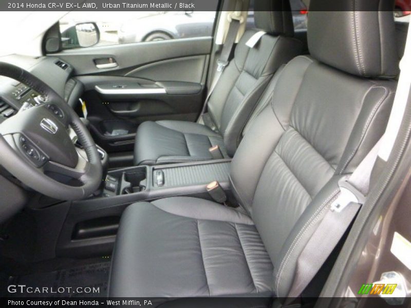 Urban Titanium Metallic / Black 2014 Honda CR-V EX-L AWD