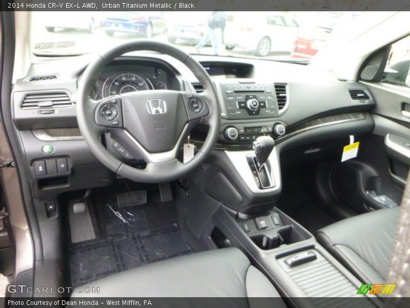 Urban Titanium Metallic / Black 2014 Honda CR-V EX-L AWD