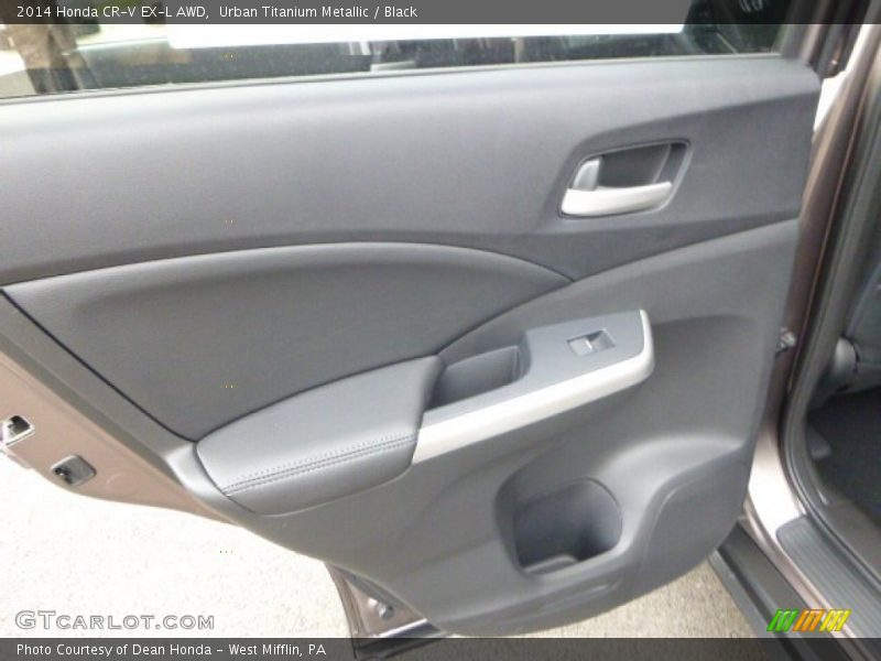 Urban Titanium Metallic / Black 2014 Honda CR-V EX-L AWD
