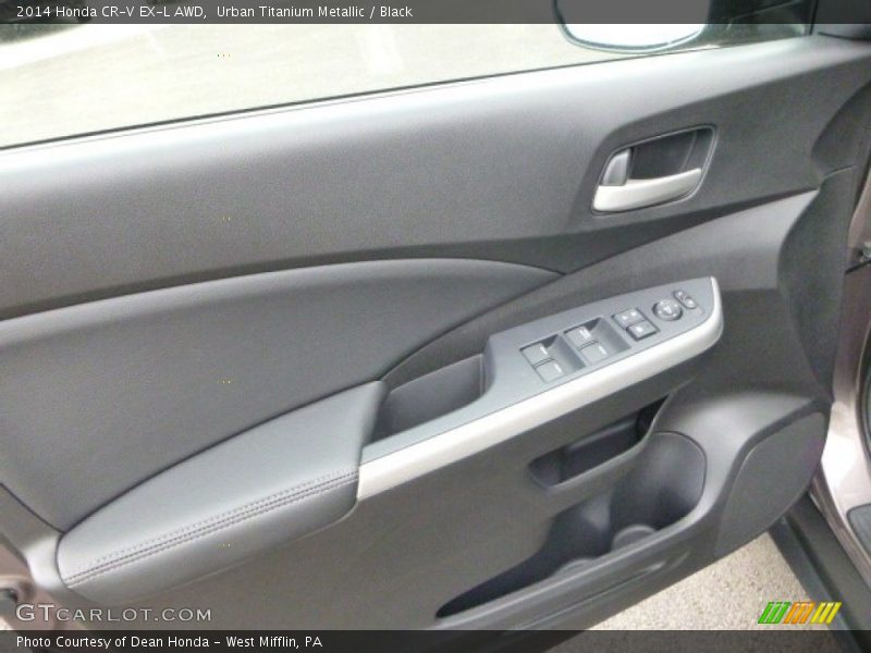 Urban Titanium Metallic / Black 2014 Honda CR-V EX-L AWD