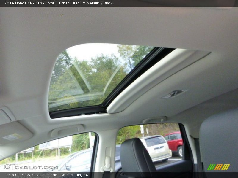 Urban Titanium Metallic / Black 2014 Honda CR-V EX-L AWD
