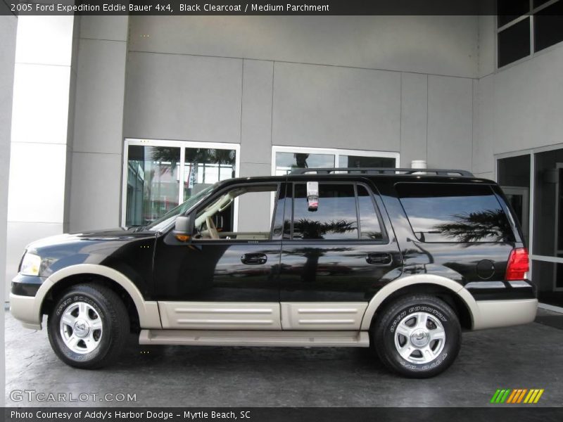 Black Clearcoat / Medium Parchment 2005 Ford Expedition Eddie Bauer 4x4