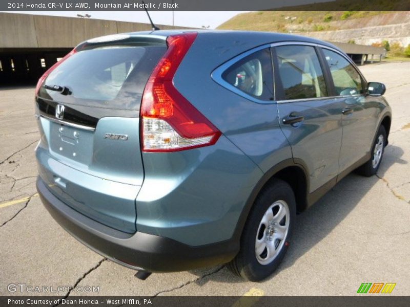 Mountain Air Metallic / Black 2014 Honda CR-V LX AWD