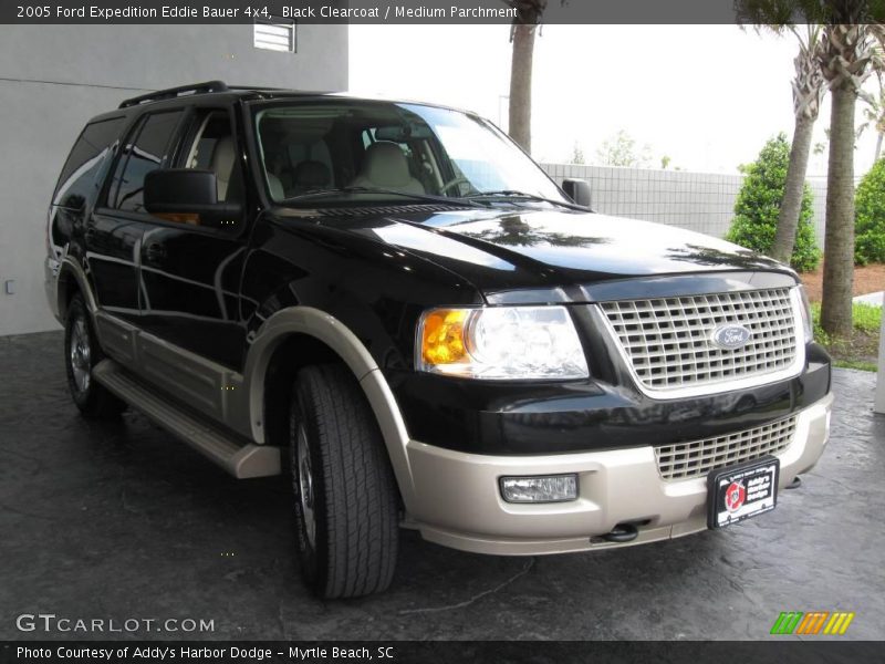 Black Clearcoat / Medium Parchment 2005 Ford Expedition Eddie Bauer 4x4