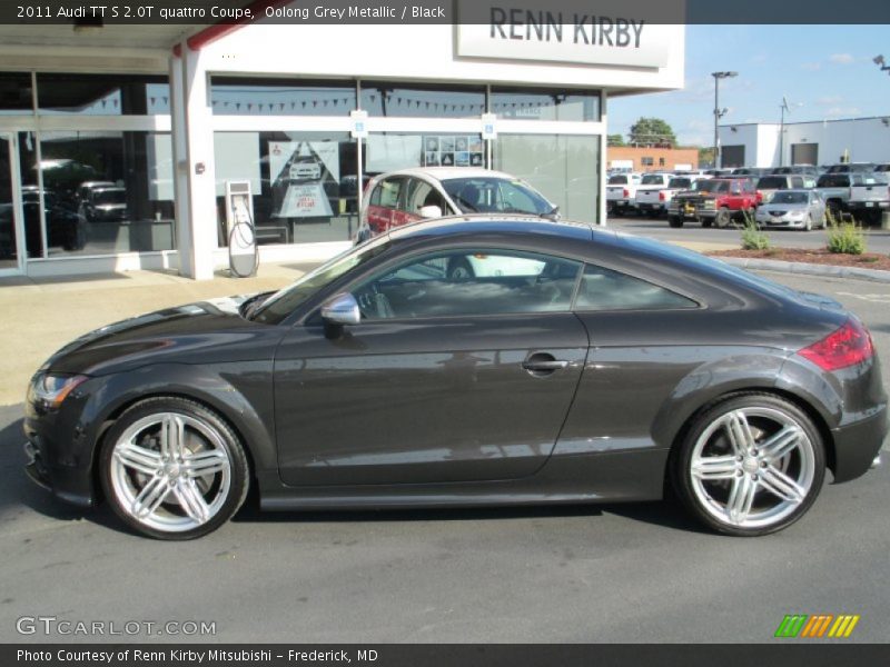 Oolong Grey Metallic / Black 2011 Audi TT S 2.0T quattro Coupe