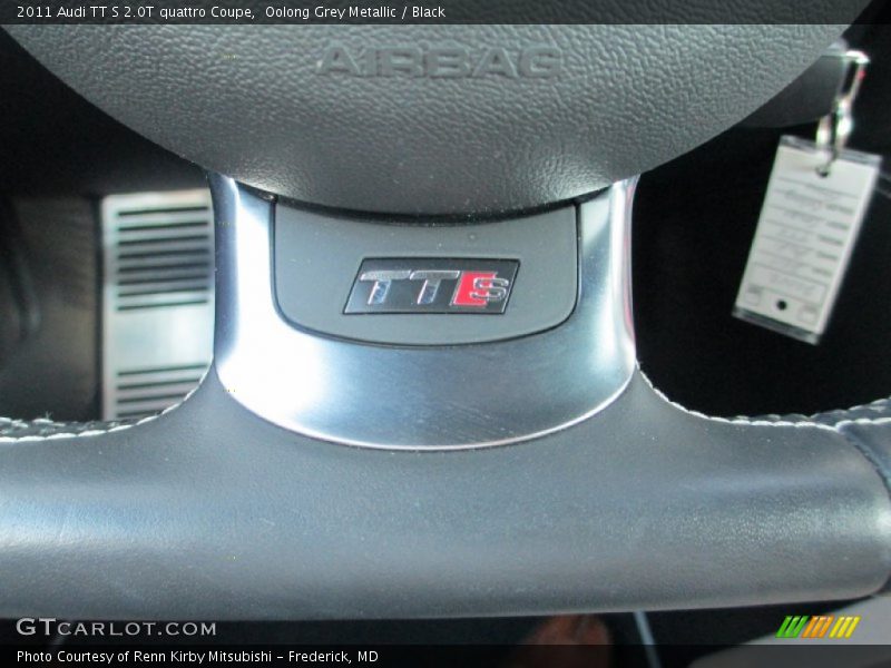 Oolong Grey Metallic / Black 2011 Audi TT S 2.0T quattro Coupe