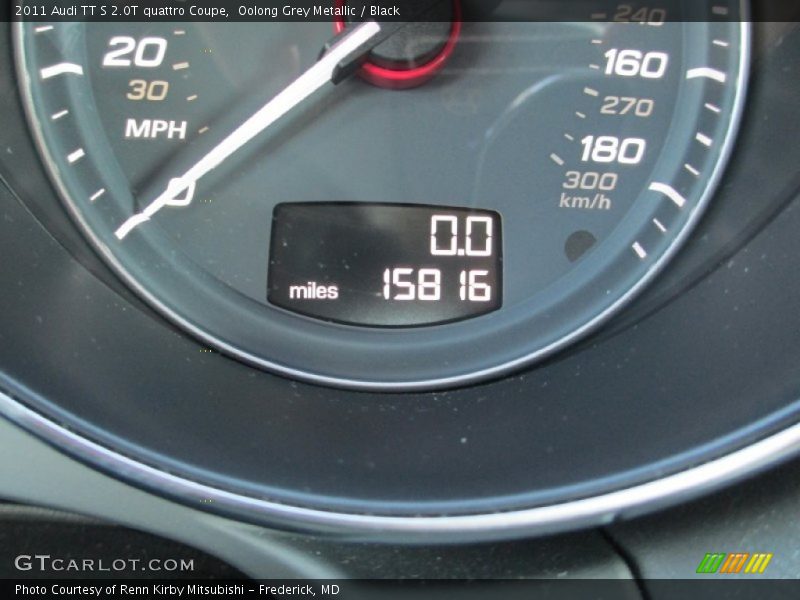 Oolong Grey Metallic / Black 2011 Audi TT S 2.0T quattro Coupe