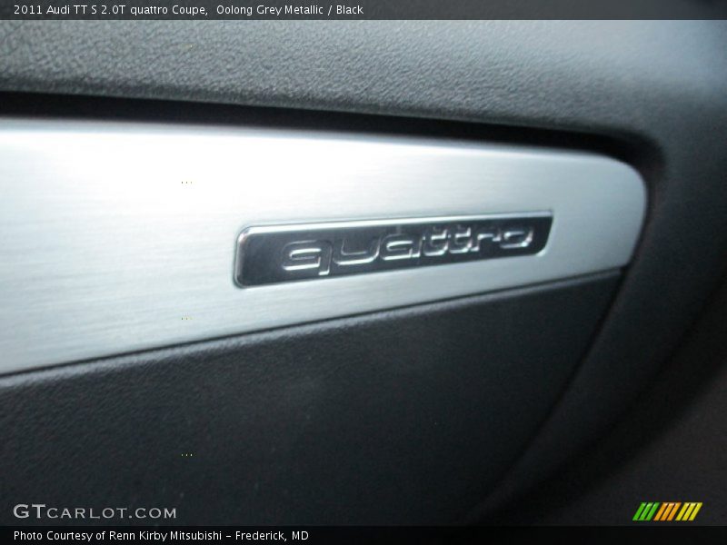 Oolong Grey Metallic / Black 2011 Audi TT S 2.0T quattro Coupe