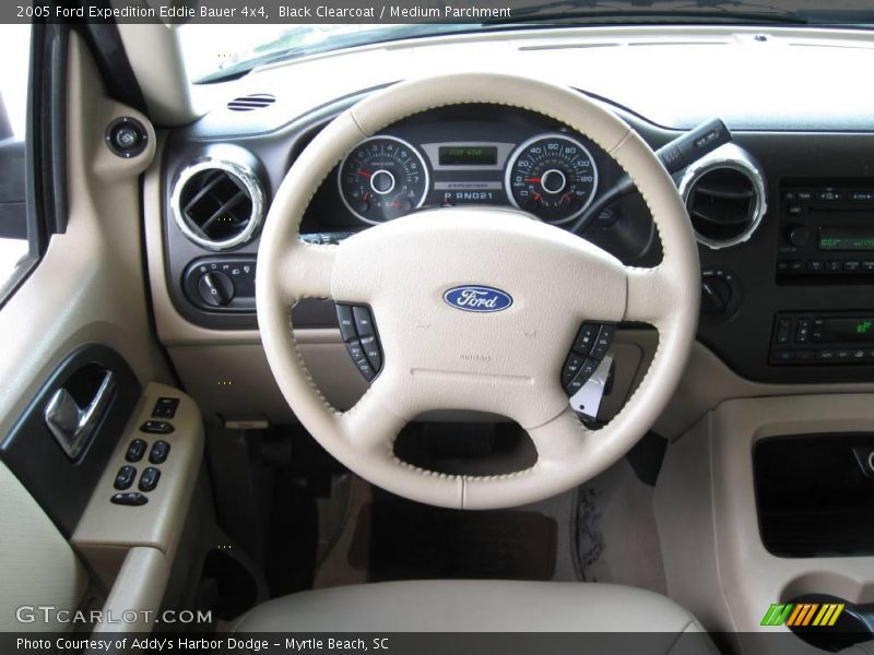 Black Clearcoat / Medium Parchment 2005 Ford Expedition Eddie Bauer 4x4