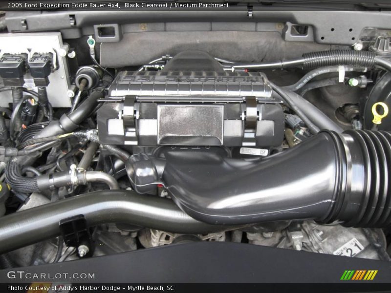 Black Clearcoat / Medium Parchment 2005 Ford Expedition Eddie Bauer 4x4