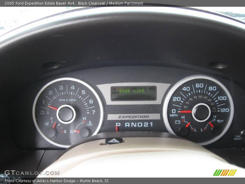 Black Clearcoat / Medium Parchment 2005 Ford Expedition Eddie Bauer 4x4