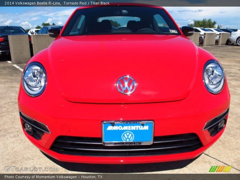 Tornado Red / Titan Black 2014 Volkswagen Beetle R-Line