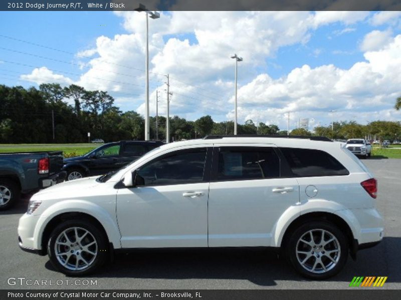 White / Black 2012 Dodge Journey R/T