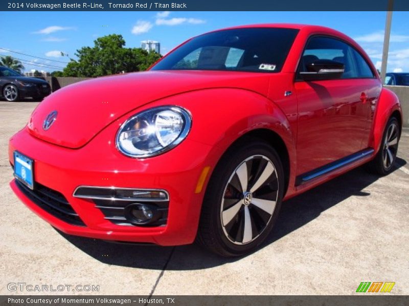 Tornado Red / Titan Black 2014 Volkswagen Beetle R-Line