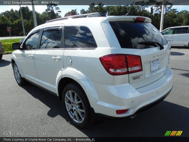 White / Black 2012 Dodge Journey R/T