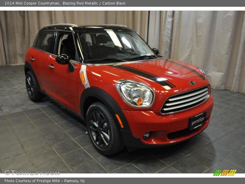Blazing Red Metallic / Carbon Black 2014 Mini Cooper Countryman