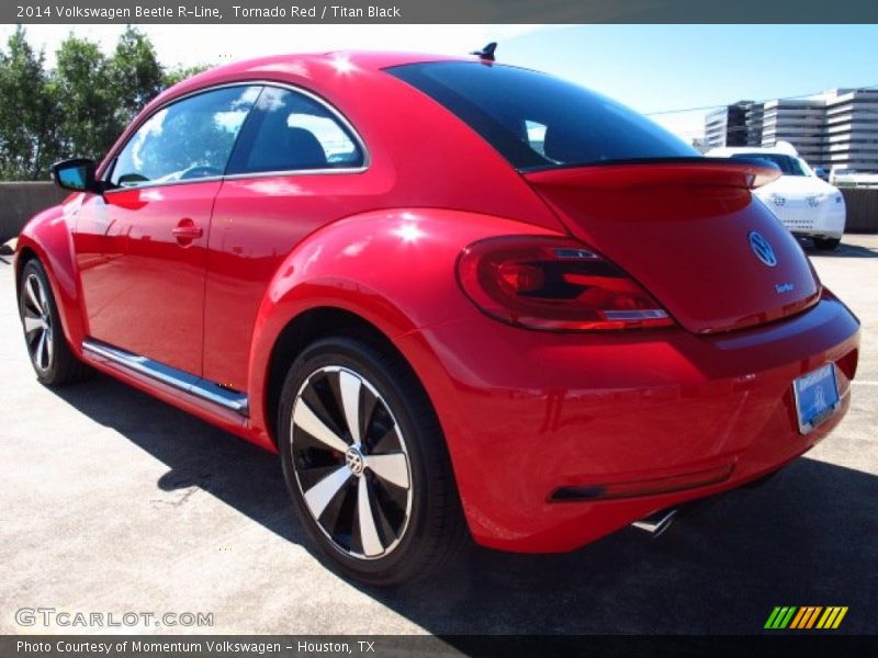 Tornado Red / Titan Black 2014 Volkswagen Beetle R-Line