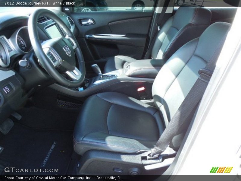 White / Black 2012 Dodge Journey R/T