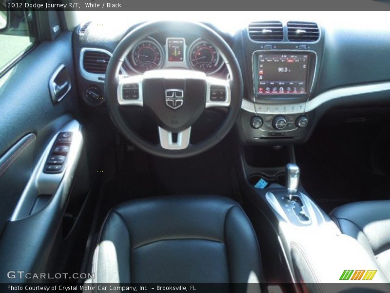 White / Black 2012 Dodge Journey R/T