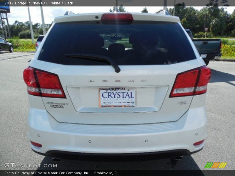 White / Black 2012 Dodge Journey R/T