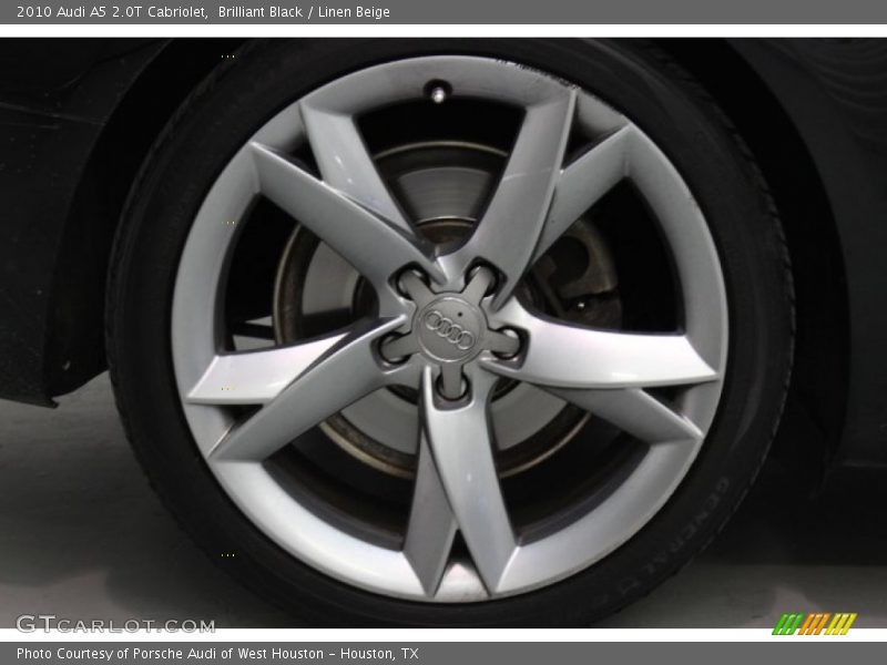 Brilliant Black / Linen Beige 2010 Audi A5 2.0T Cabriolet