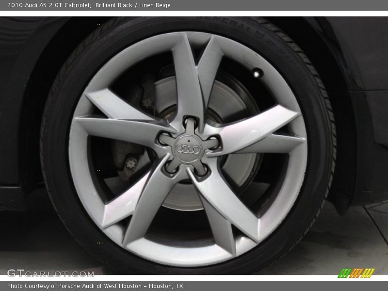 Brilliant Black / Linen Beige 2010 Audi A5 2.0T Cabriolet