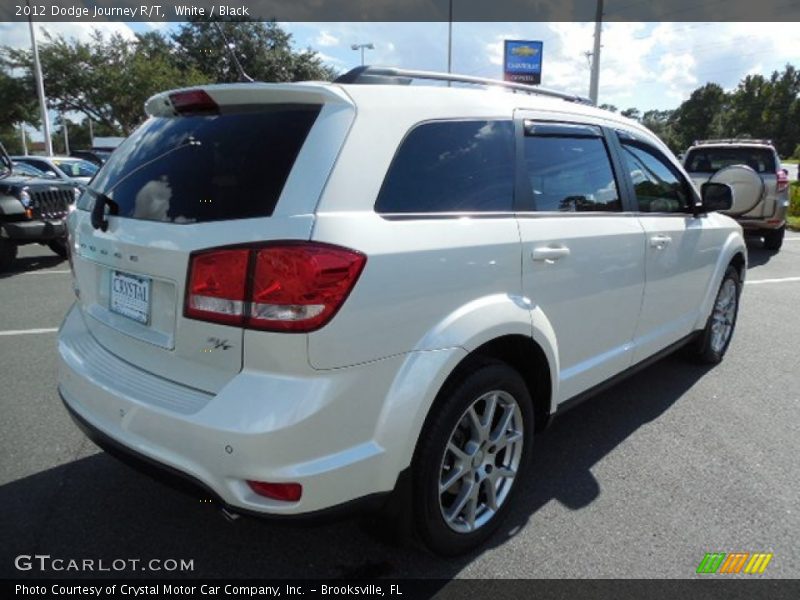 White / Black 2012 Dodge Journey R/T
