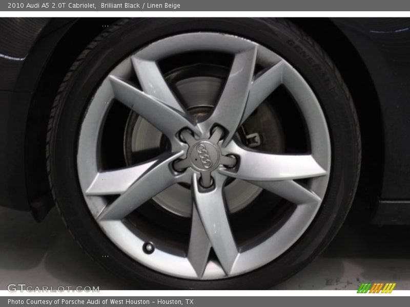 Brilliant Black / Linen Beige 2010 Audi A5 2.0T Cabriolet