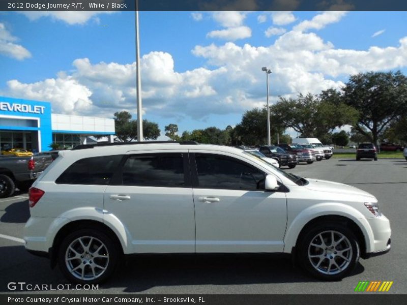White / Black 2012 Dodge Journey R/T