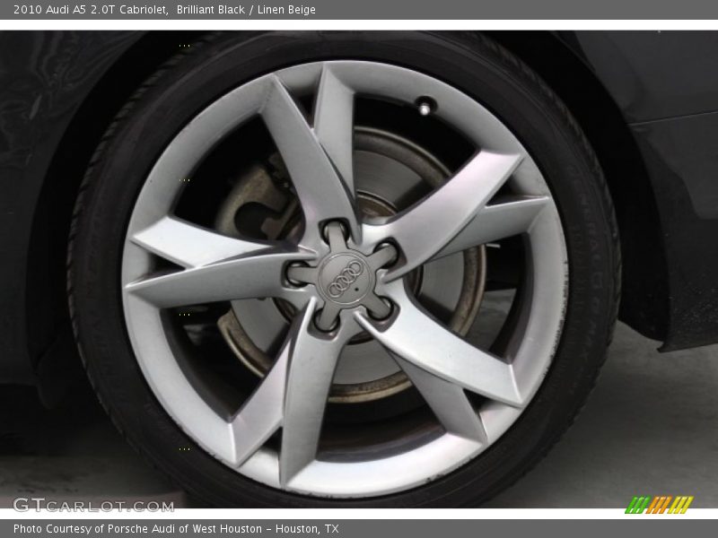 Brilliant Black / Linen Beige 2010 Audi A5 2.0T Cabriolet