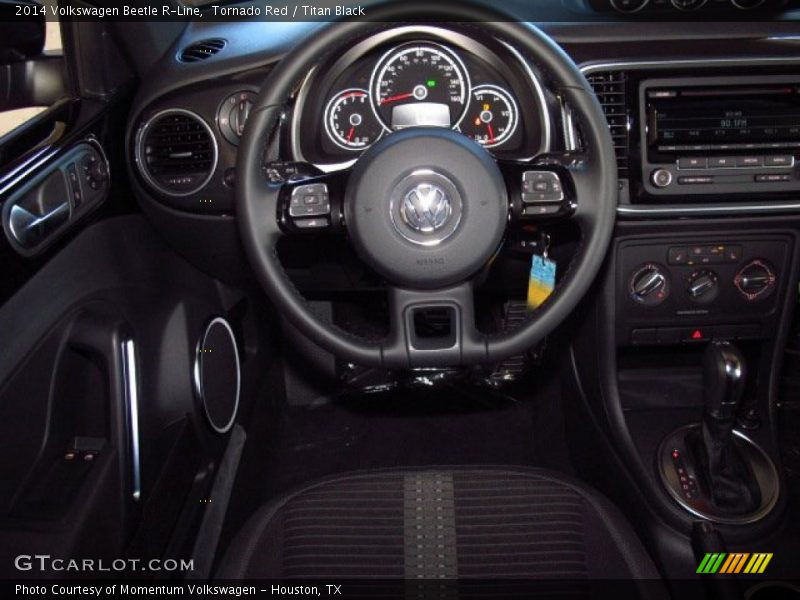 Tornado Red / Titan Black 2014 Volkswagen Beetle R-Line