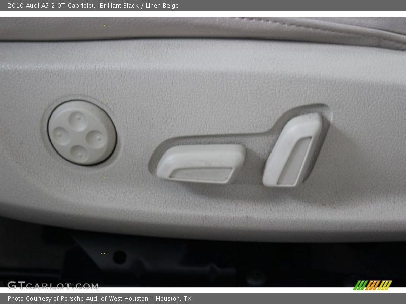 Brilliant Black / Linen Beige 2010 Audi A5 2.0T Cabriolet