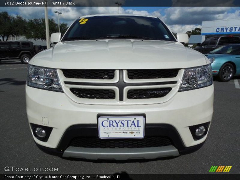 White / Black 2012 Dodge Journey R/T