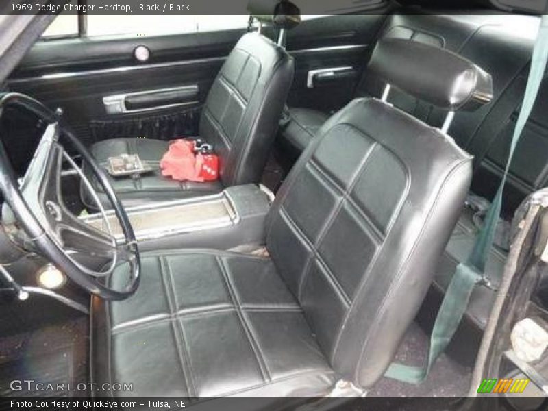  1969 Charger Hardtop Black Interior
