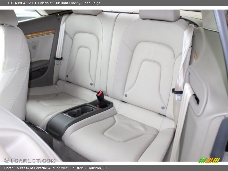 Brilliant Black / Linen Beige 2010 Audi A5 2.0T Cabriolet