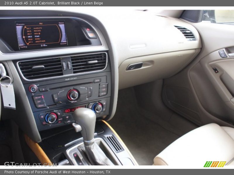 Brilliant Black / Linen Beige 2010 Audi A5 2.0T Cabriolet